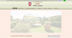 Desktop Screenshot of albergovillacristina.com